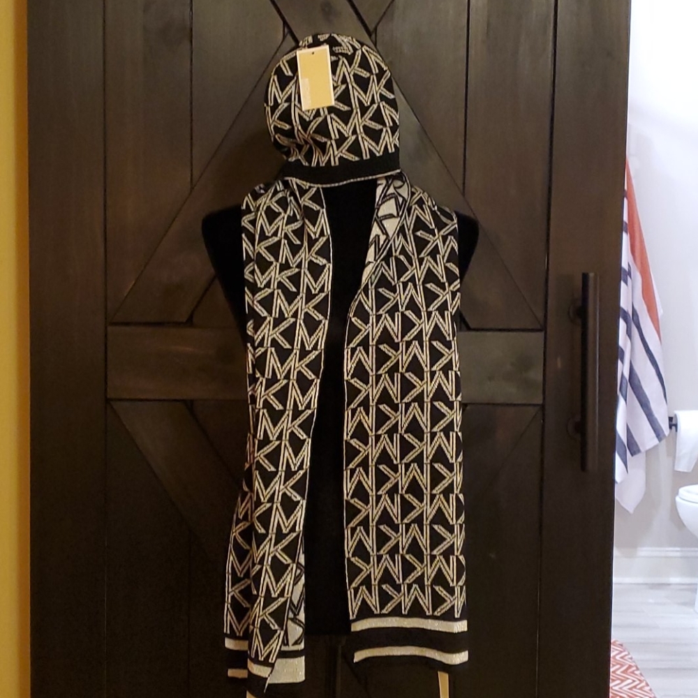 Michael Kors beanie and scarf